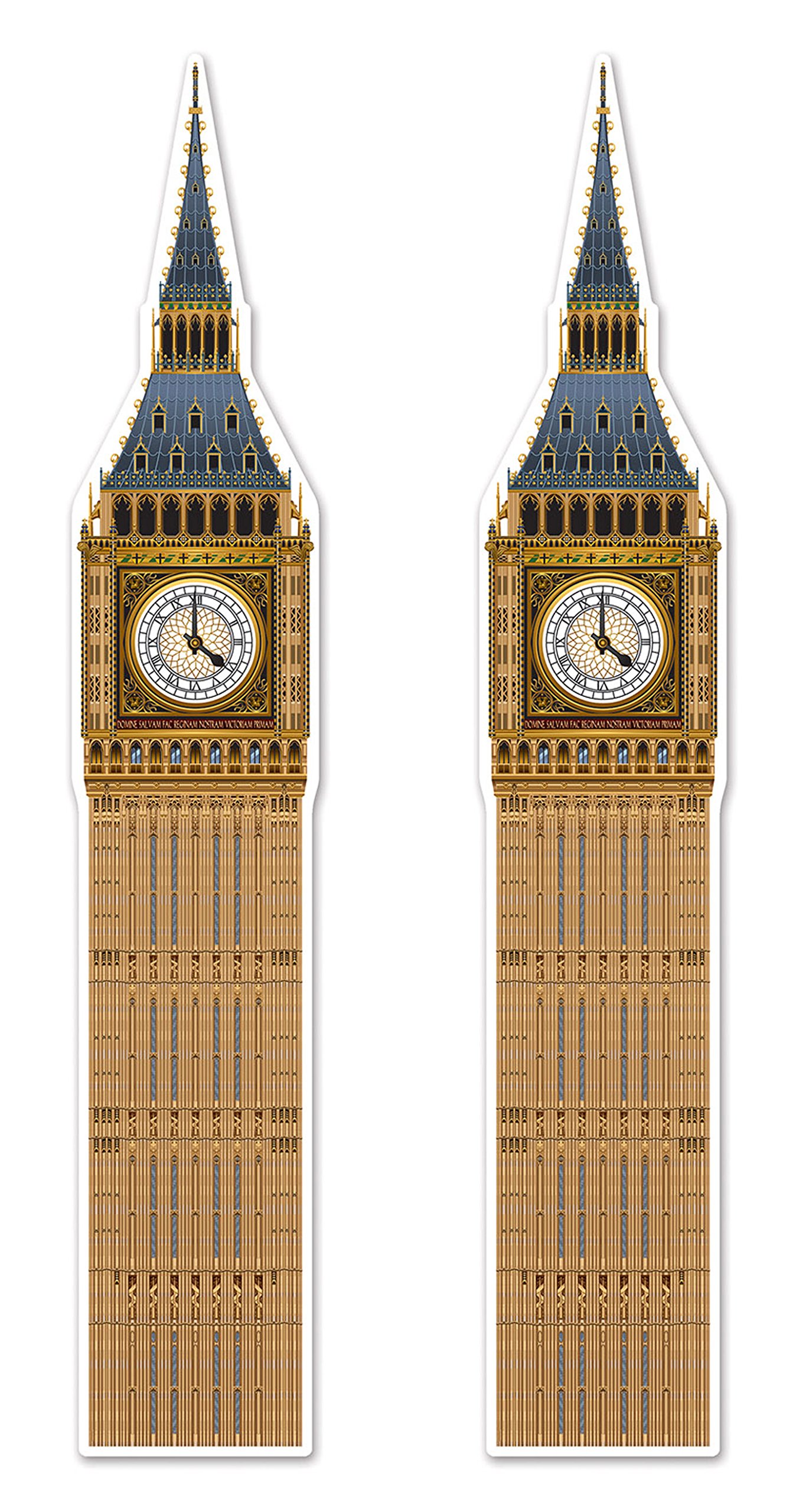Foto 1 | Big Ben Articulado Cutouts Beistle, 2 Piezas, 180 Cm, Multicolor - Venta Internacional.
