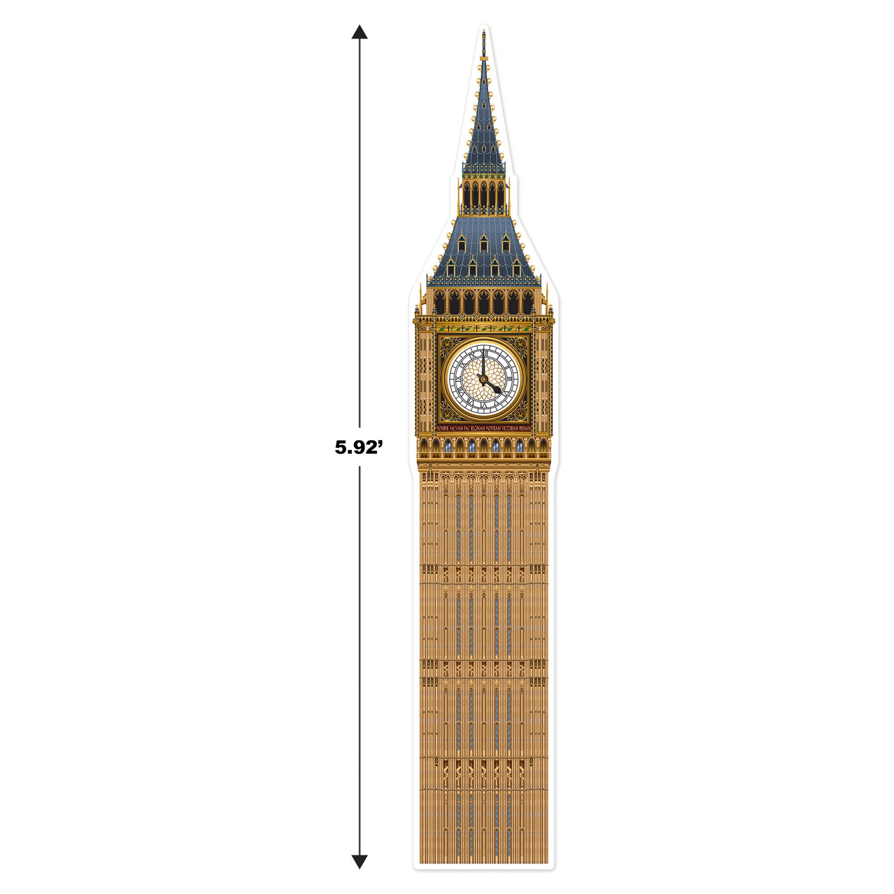 Foto 3 pulgar | Big Ben Articulado Cutouts Beistle, 2 Piezas, 180 Cm, Multicolor - Venta Internacional.