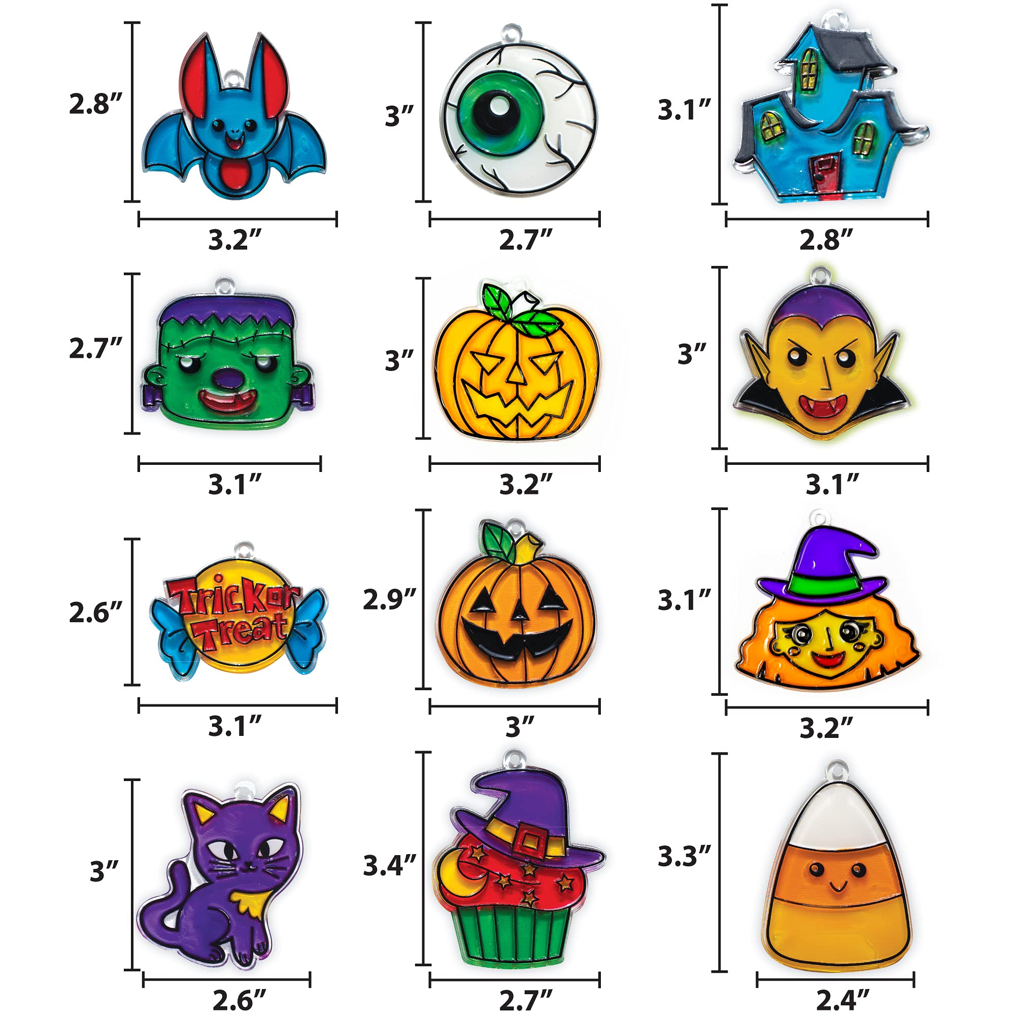 Foto 7 pulgar | Set De Arte Para Ventana Hecho Por Mí Para Crear Tu Propio Halloween - Venta Internacional.