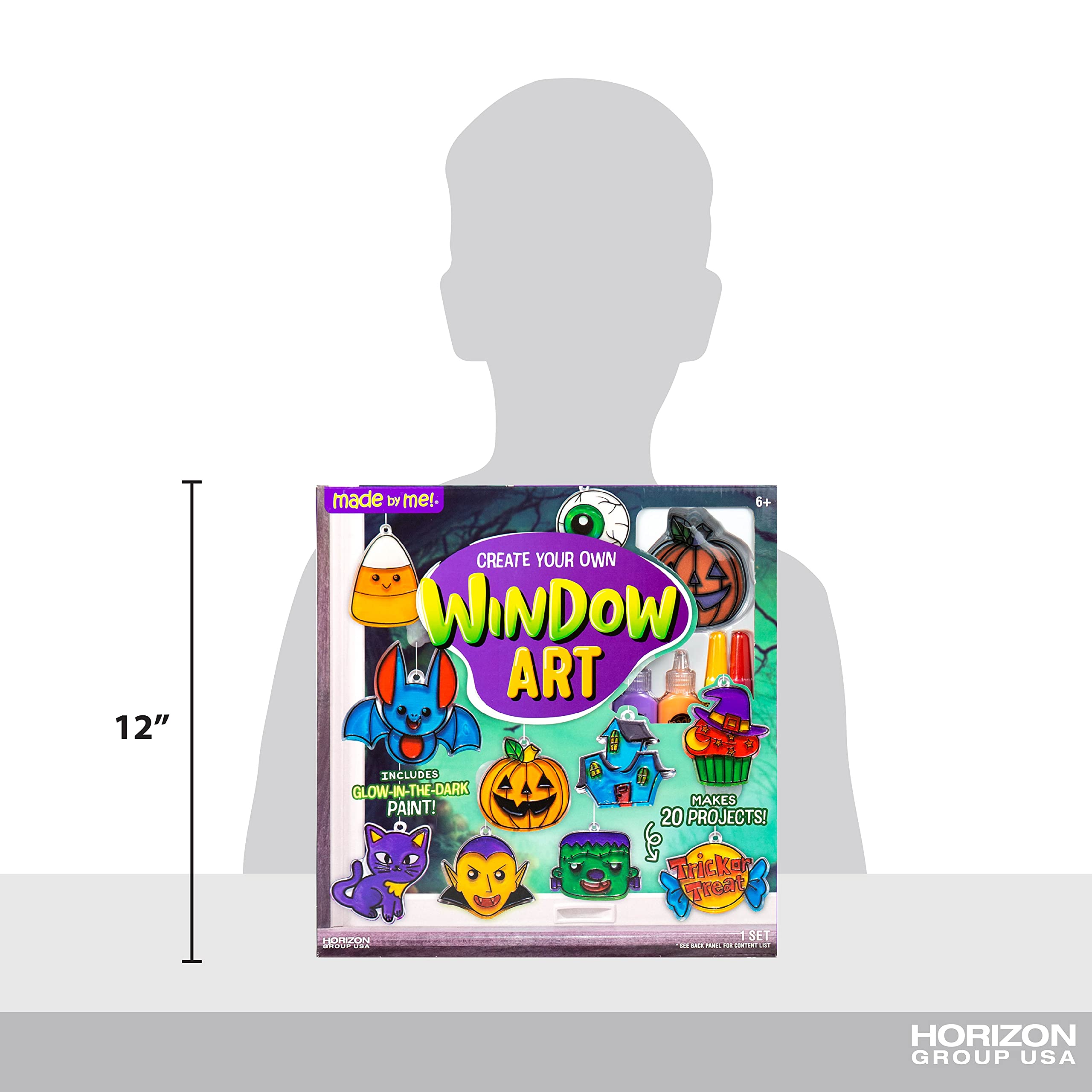 Foto 7 | Set De Arte Para Ventana Hecho Por Mí Para Crear Tu Propio Halloween - Venta Internacional.