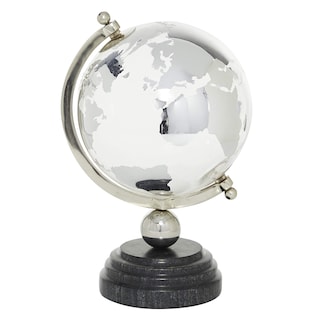 Foto 2 | Marble Globe Deco 79 Con Base De Mármol Y Base Negra De 13 Cm - Venta Internacional.