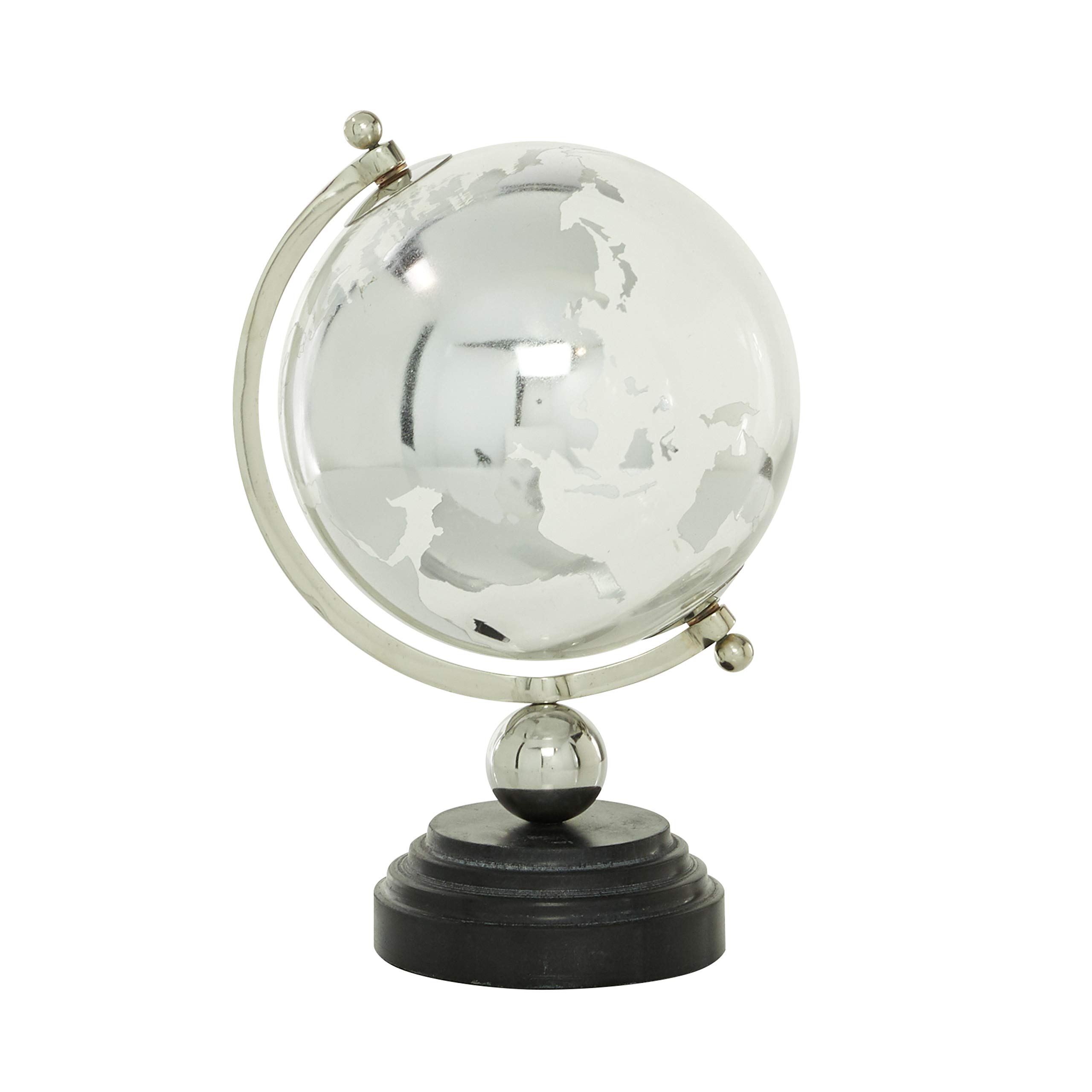 Foto 4 pulgar | Marble Globe Deco 79 Con Base De Mármol Y Base Negra De 13 Cm - Venta Internacional.