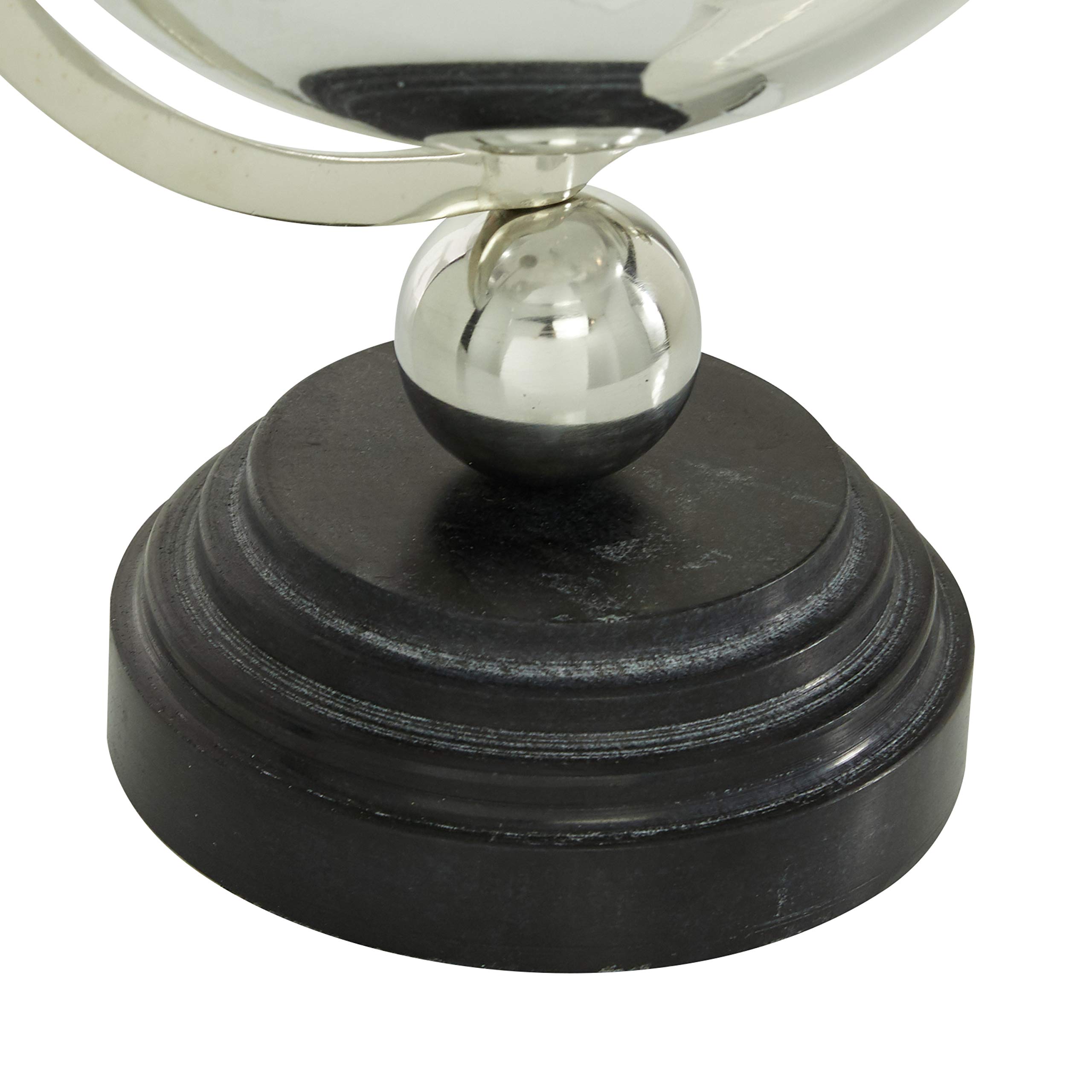 Foto 6 pulgar | Marble Globe Deco 79 Con Base De Mármol Y Base Negra De 13 Cm - Venta Internacional.