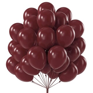 Foto 1 | Globos Partywoo Burgundy De 12 Pulgadas, 101 Unidades, Para Decoración - Venta Internacional.