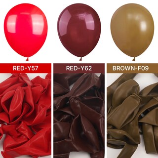 Foto 3 | Globos Partywoo Burgundy De 12 Pulgadas, 101 Unidades, Para Decoración - Venta Internacional.