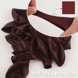 Foto 4 | Globos Partywoo Burgundy De 12 Pulgadas, 101 Unidades, Para Decoración - Venta Internacional.