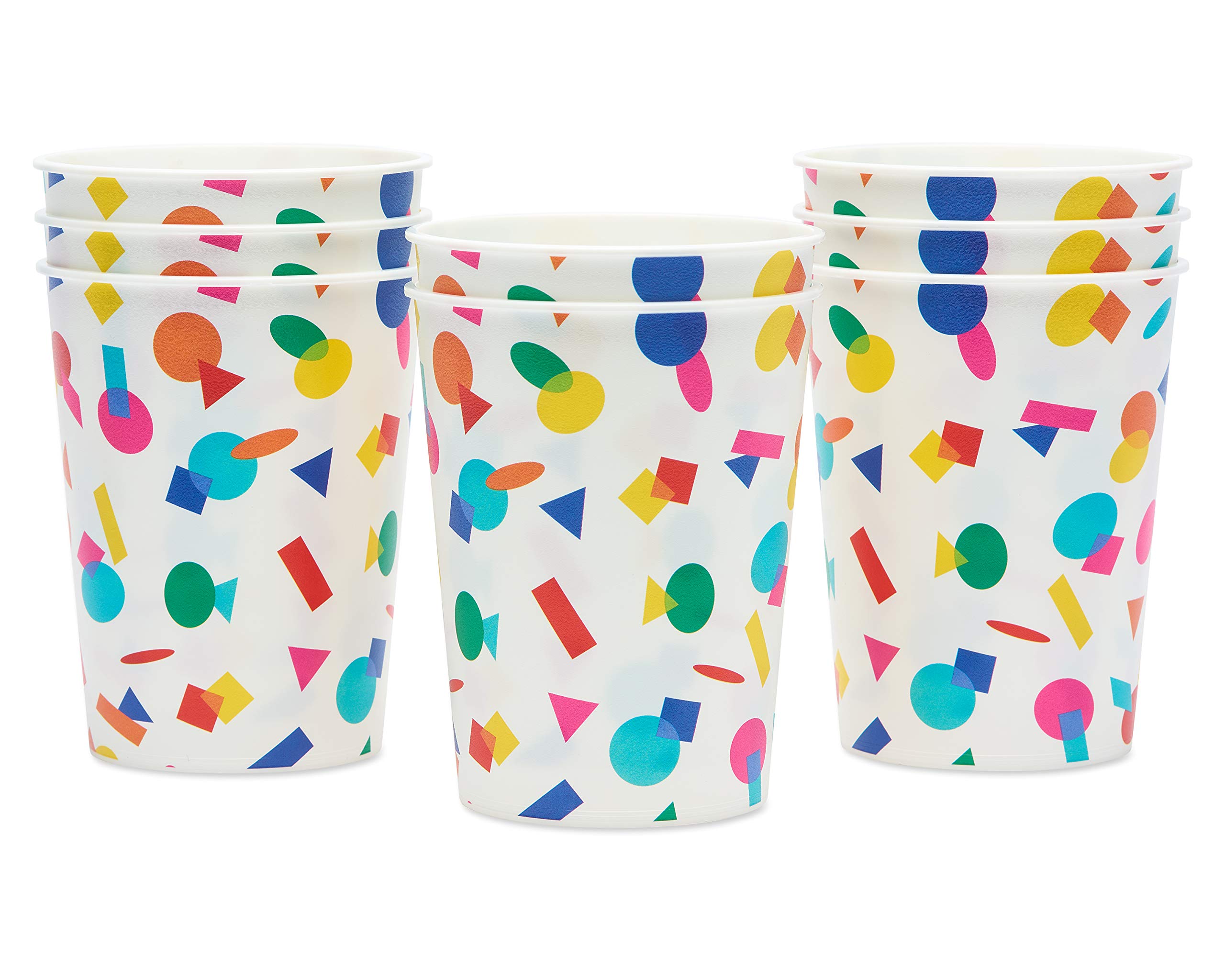Foto 2 | Suministros Para Fiestas American Greetings Rainbow, Vasos De 473 Ml, 8 Unidades - Venta Internacional.