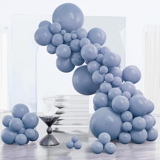 Foto 1 | Balloon Partywoo Dusty Blue, 85 Unidades, Diferentes Tamaños - Venta Internacional.
