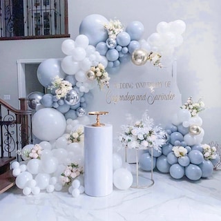 Foto 6 | Balloon Partywoo Dusty Blue, 85 Unidades, Diferentes Tamaños - Venta Internacional.