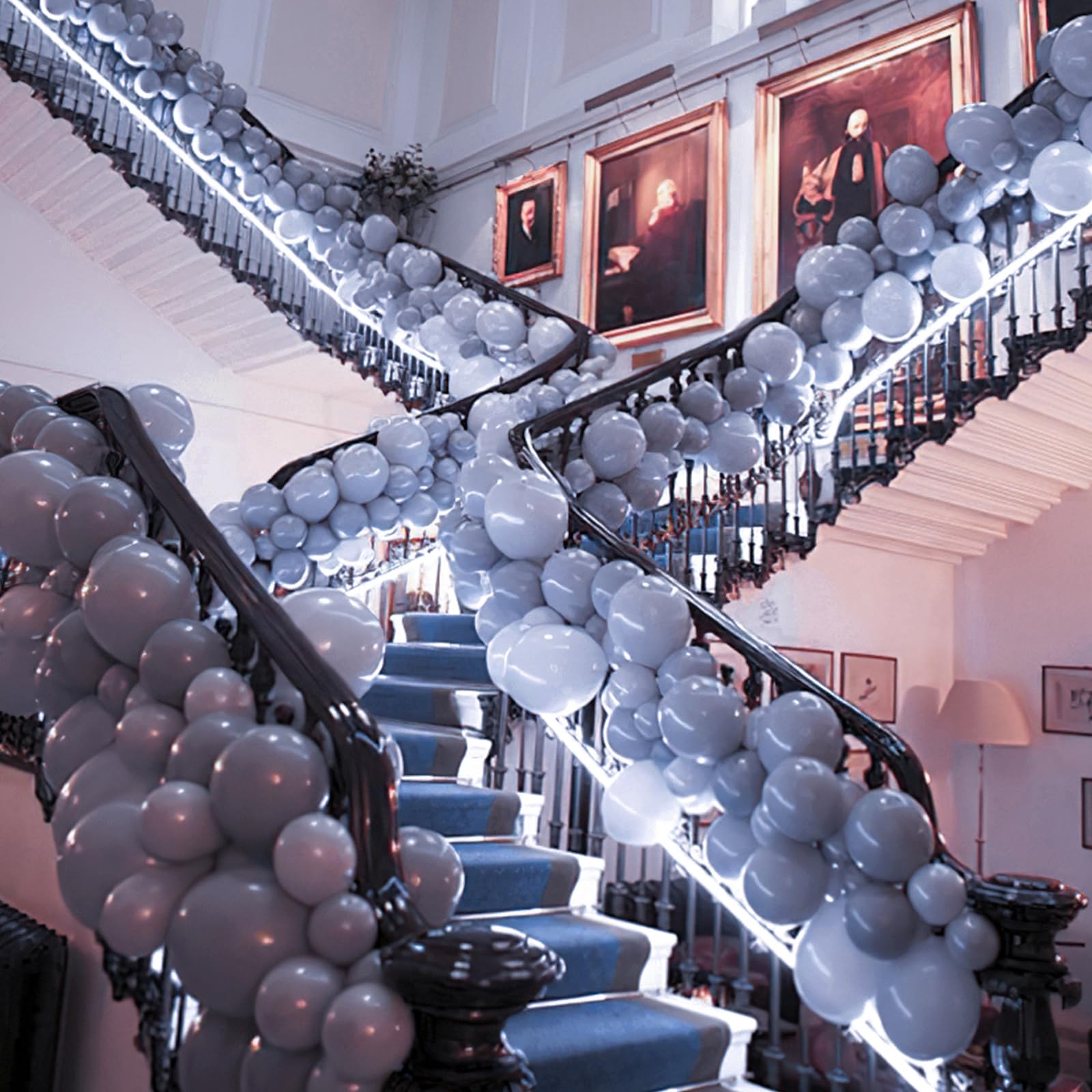 Foto 7 | Balloon Partywoo Dusty Blue, 85 Unidades, Diferentes Tamaños - Venta Internacional.