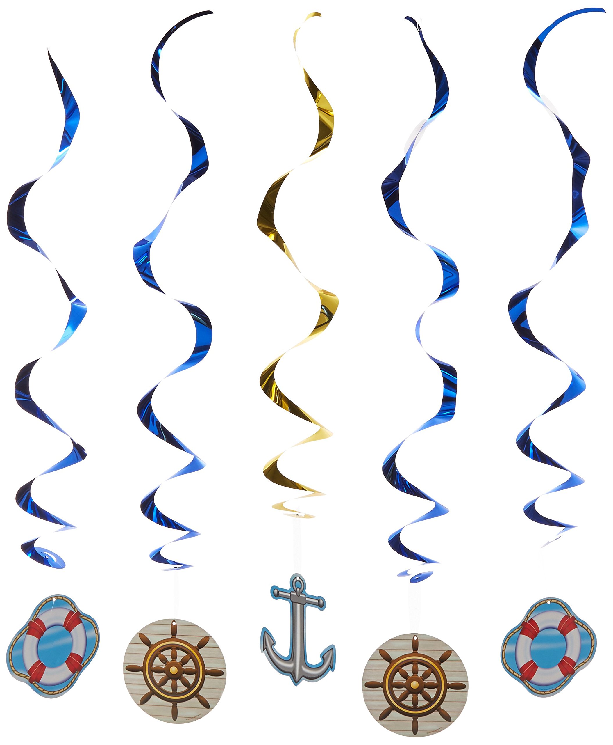 Foto 2 pulgar | Torbellino Decorativo Beistle Cruise Ship, 40 Cm, Paquete De 5 - Venta Internacional.