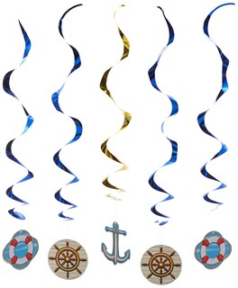Foto 1 | Torbellino Decorativo Beistle Cruise Ship, 40 Cm, Paquete De 5 - Venta Internacional.
