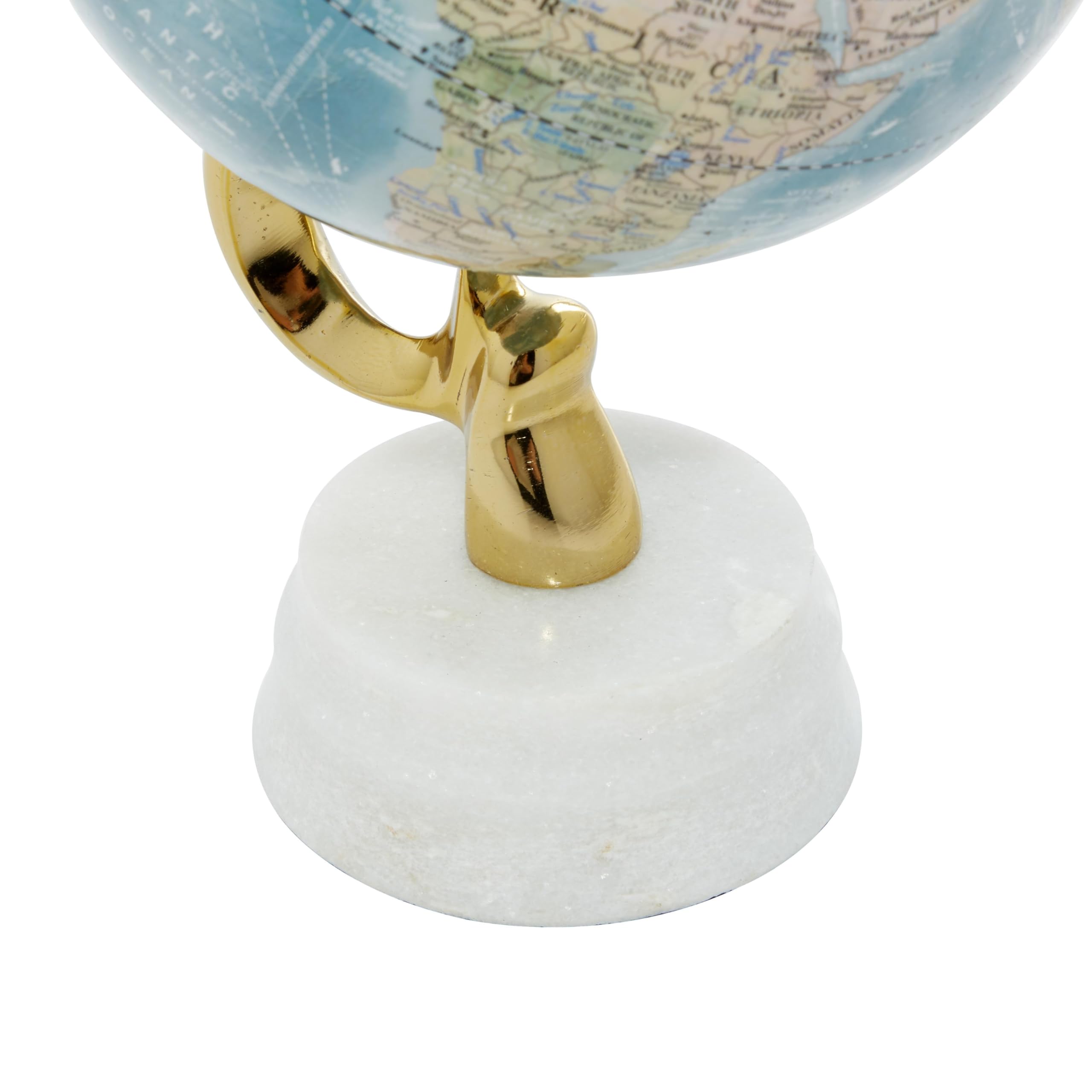 Foto 4 | Globo Decorativo Deco 79 De Aluminio, Metal, Educativo, Azul - Venta Internacional.