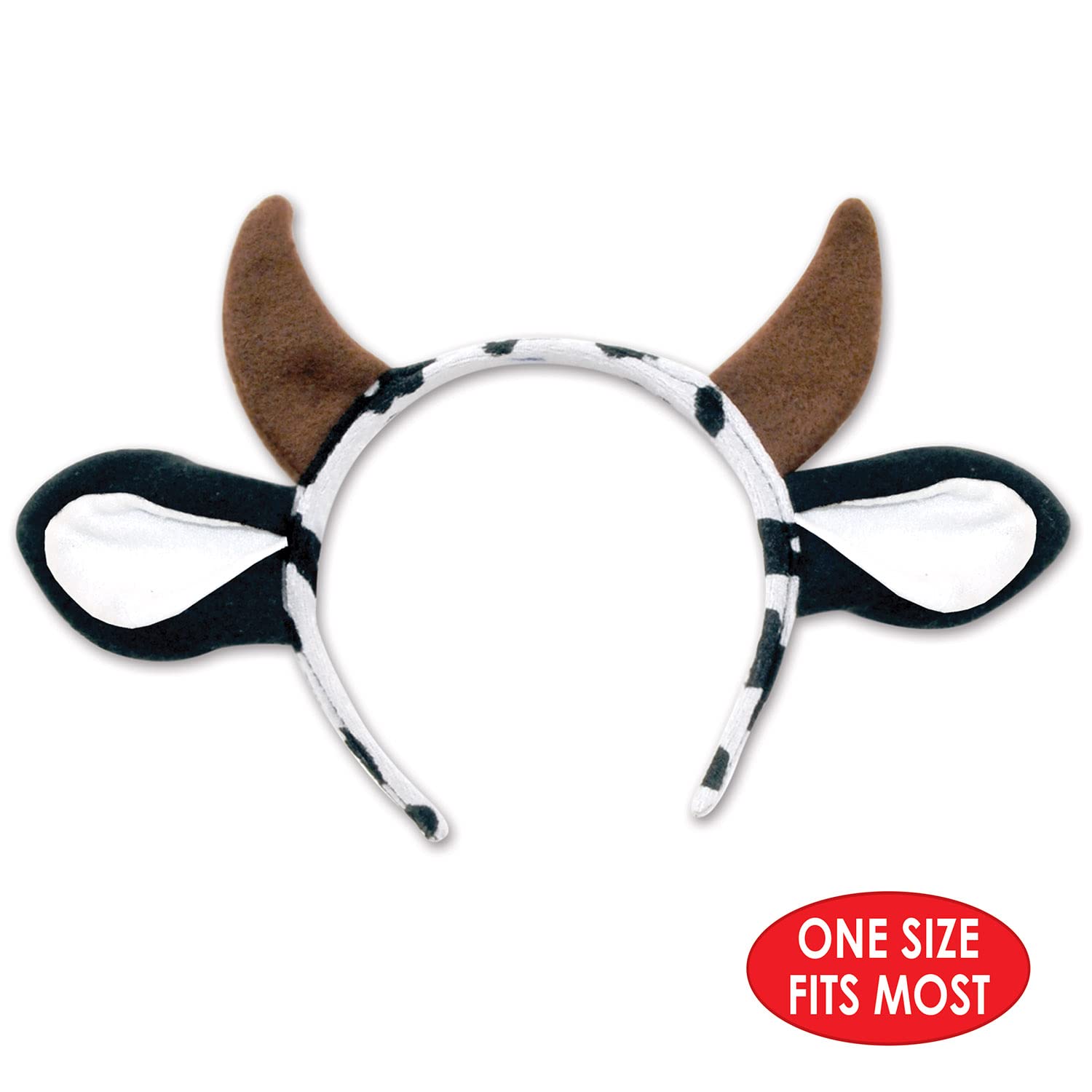 Foto 4 pulgar | Diadema Beistle Con Orejas Y Cuernos De Vaca, Tema De Granja - Venta Internacional.