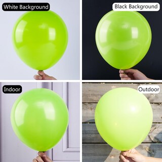 Foto 3 | Balloon Partywoo, 127 Unidades, Diferentes Tamaños, Color Verde Lima - Venta Internacional.