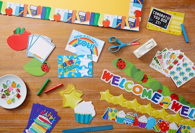 Foto 5 | Decoración De Aula Eureka Apple, Papel Recortado, 36 Piezas - Venta Internacional.