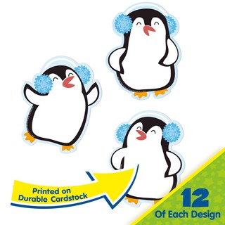 Foto 5 | Decoración De Aula Con Forma De Pingüinos Eureka, Papel Recortado, 36 Unidades - Venta Internacional.