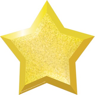 Foto 1 | Decoración De Aula Eureka Gold Star, Papel Recortado, 36 Unidades - Venta Internacional.