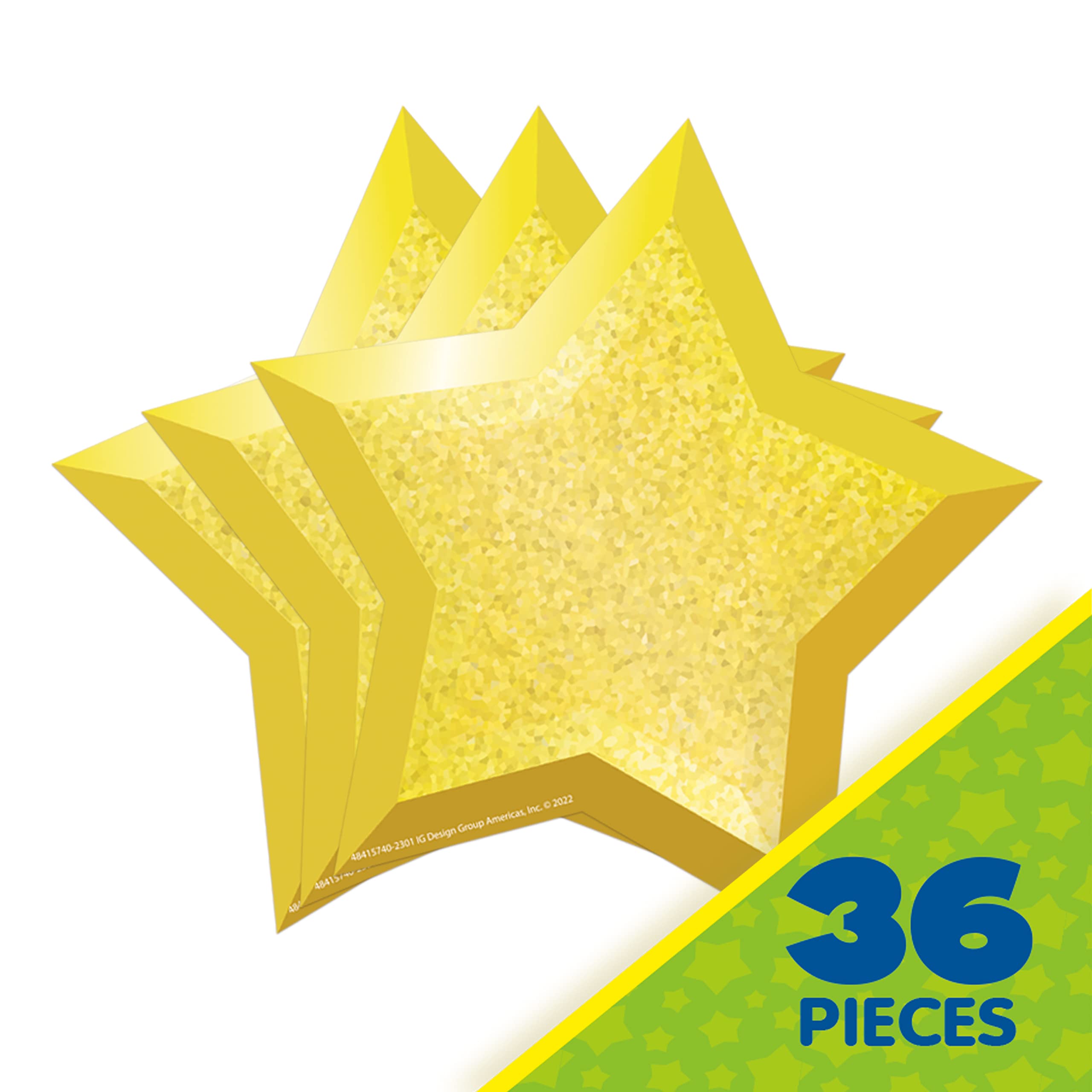 Foto 3 pulgar | Decoración De Aula Eureka Gold Star, Papel Recortado, 36 Unidades - Venta Internacional.