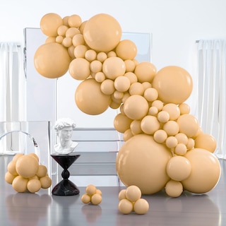 Foto 1 | Balloon Partywoo Nude-y103, Color Beige, 127 Unidades, Diferentes Tamaños - Venta Internacional.