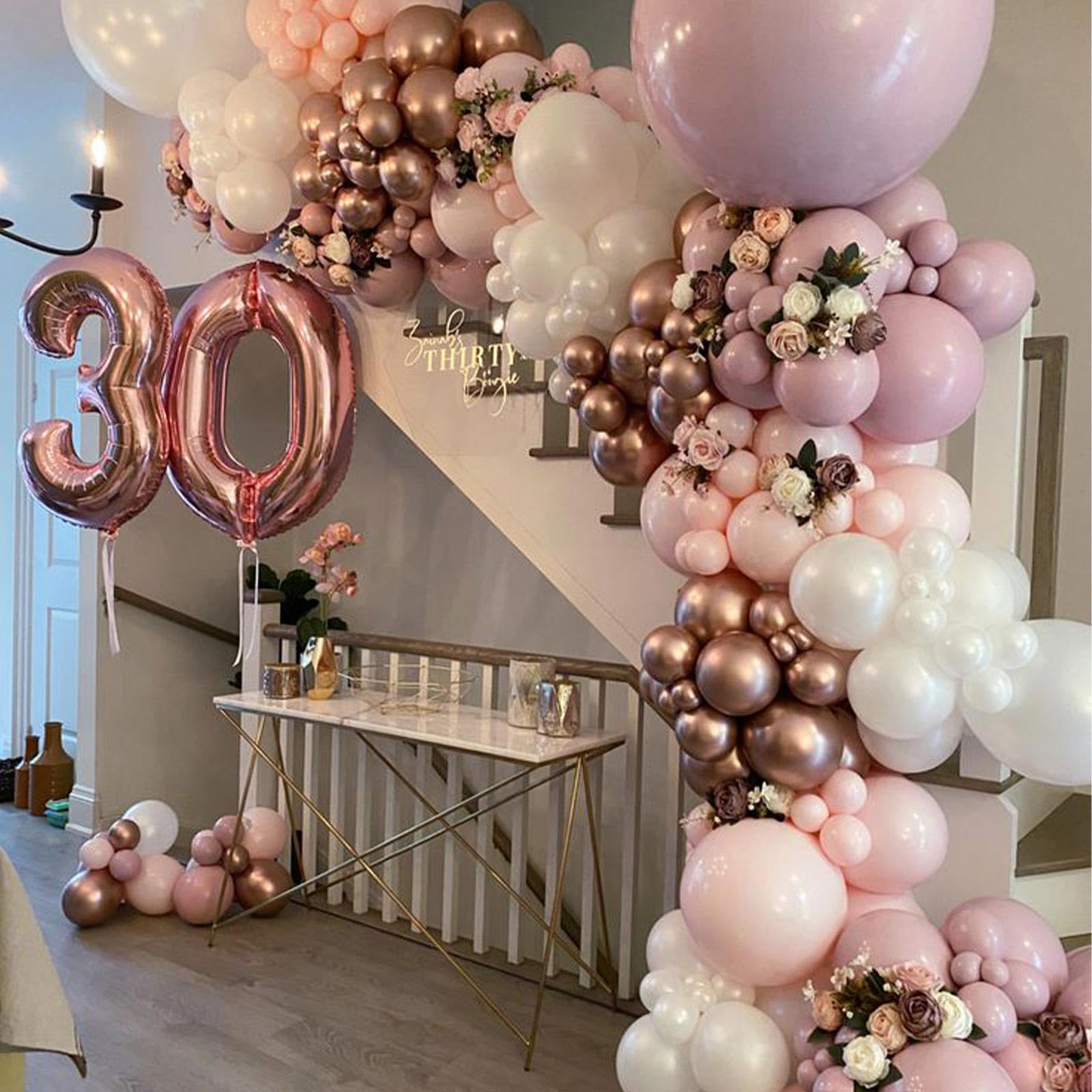 Foto 4 pulgar | Balloon Partywoo Boho Pink, 12 Pulgadas, 101 Unidades, Para Decoración - Venta Internacional.