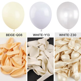 Foto 3 | Globos Partywoo Blancos, 50 Unidades, 30 Cm, Mate, Para Decoración - Venta Internacional.