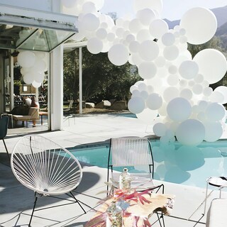 Foto 6 | Globos Partywoo Blancos, 50 Unidades, 30 Cm, Mate, Para Decoración - Venta Internacional.
