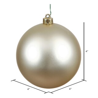 Foto 5 | Adorno Navideño Vickerman Perforado Con Forma De Bola Uv Mate, 4 Cm, 6 Unidades - Venta Internacional.