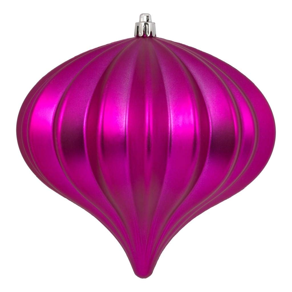 Foto 2 pulgar | Adorno Para Árbol De Navidad Vickerman, Cebolla Mate, Color Fucsia, 5,7 Cm - Venta Internacional.