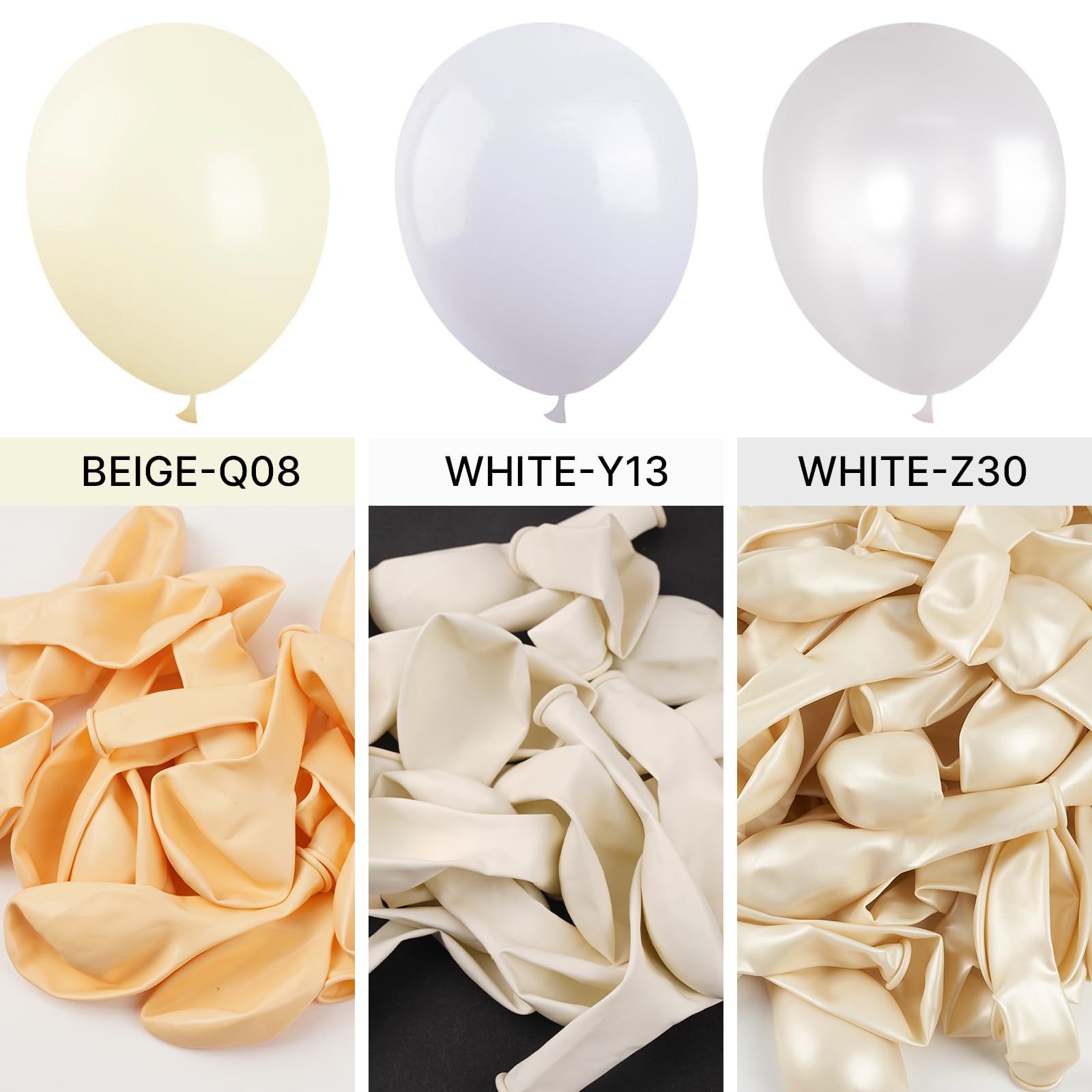 Foto 5 pulgar | Balloon Partywoo, Látex Blanco Perla, 140 Unidades, Paquete Con Kit De Arco - Venta Internacional.