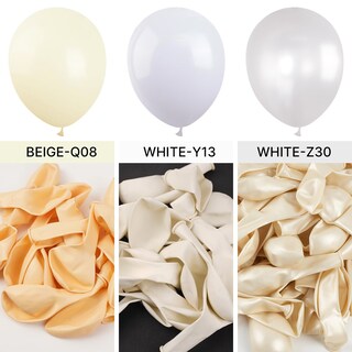 Foto 4 | Balloon Partywoo, Látex Blanco Perla, 140 Unidades, Paquete Con Kit De Arco - Venta Internacional.