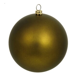 Foto 1 | Adorno Para Árbol De Navidad, Bola Vickerman, Color Oliva Mate, 6 Cm - Venta Internacional.