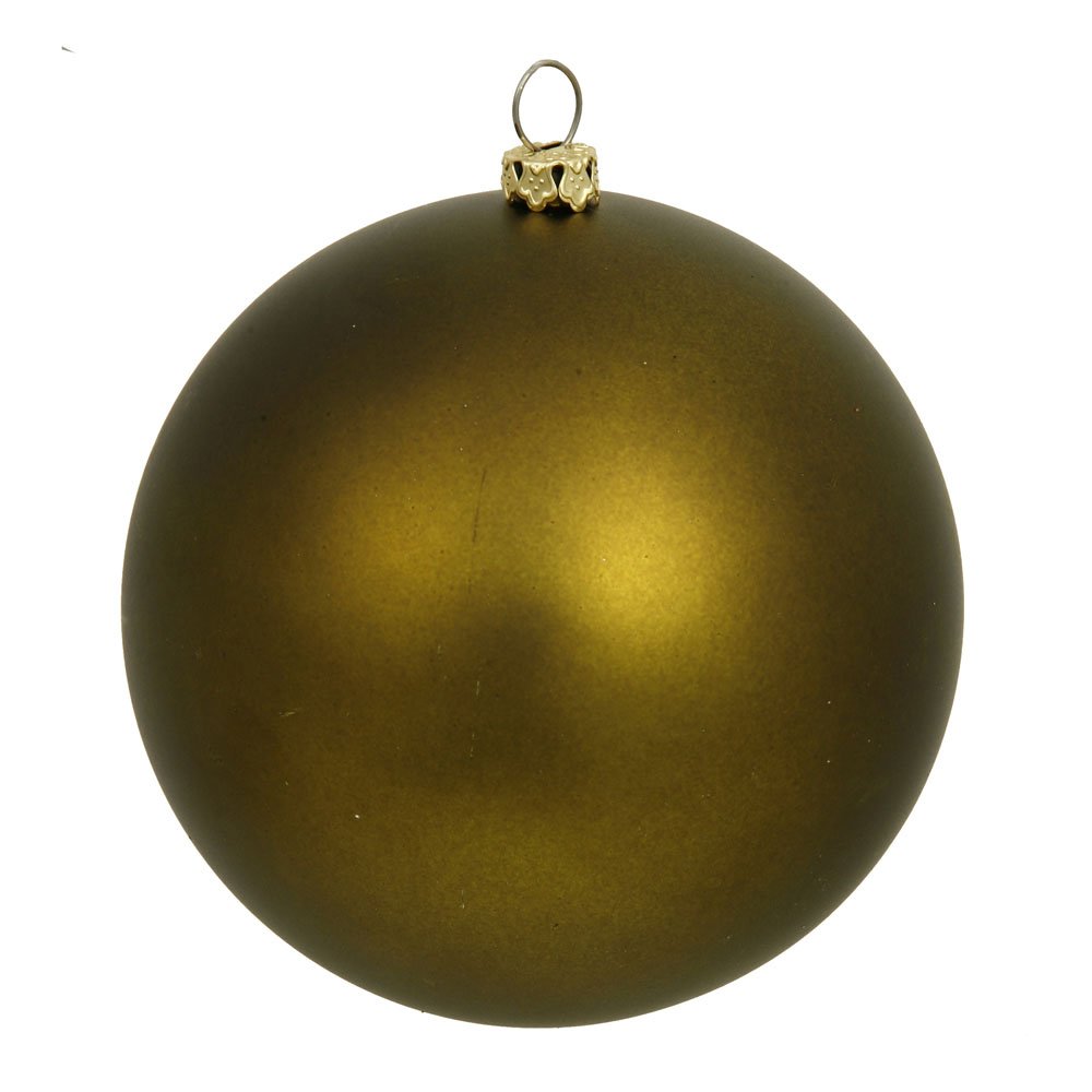 Foto 3 pulgar | Adorno Para Árbol De Navidad, Bola Vickerman, Color Oliva Mate, 6 Cm - Venta Internacional.