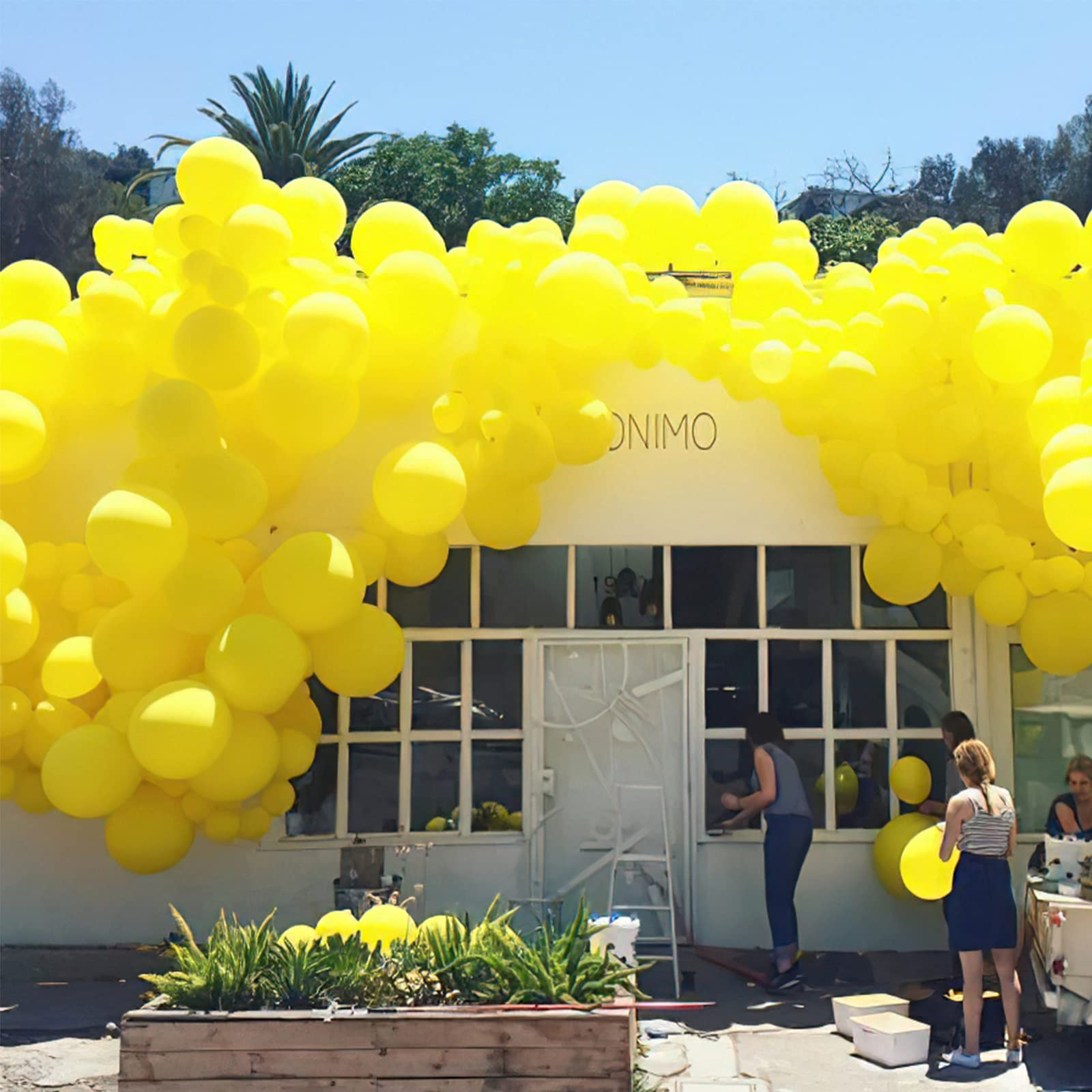 Foto 6 | Balloon Partywoo, Látex Amarillo, 140 Unidades, Diferentes Tamaños - Venta Internacional.