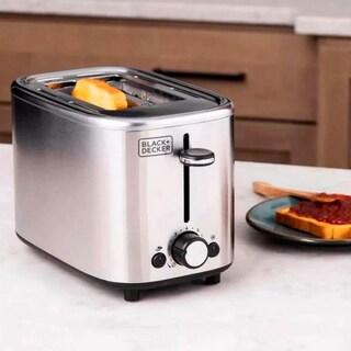 Foto 1 | Tostadora Black+decker De 2 Rebanadas Tr0012ss