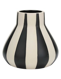 Foto 1 | Florero Zense Kate De 15x14.2cm Blanco Con Negro