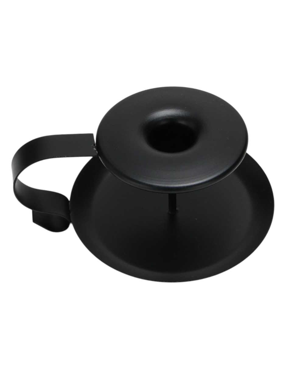 Foto 4 | Set De 2 Portavelas Zense  Aura De Metal Color Negro