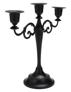 Foto 3 | Candeladro Zense De Metal Barak Color Negro
