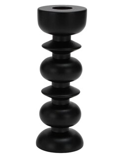 Foto 1 | Portavelas Zense De Madera Anna 5.7x16cm Color Negro