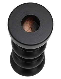 Foto 3 | Portavelas Zense De Madera Anna 5.7x16cm Color Negro