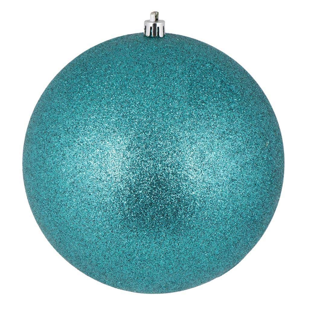 Foto 2 pulgar | Adorno Para Árbol De Navidad, Bola Con Purpurina, Color Verde Azulado, Paquete De 4 Unidades - Venta Internacional.