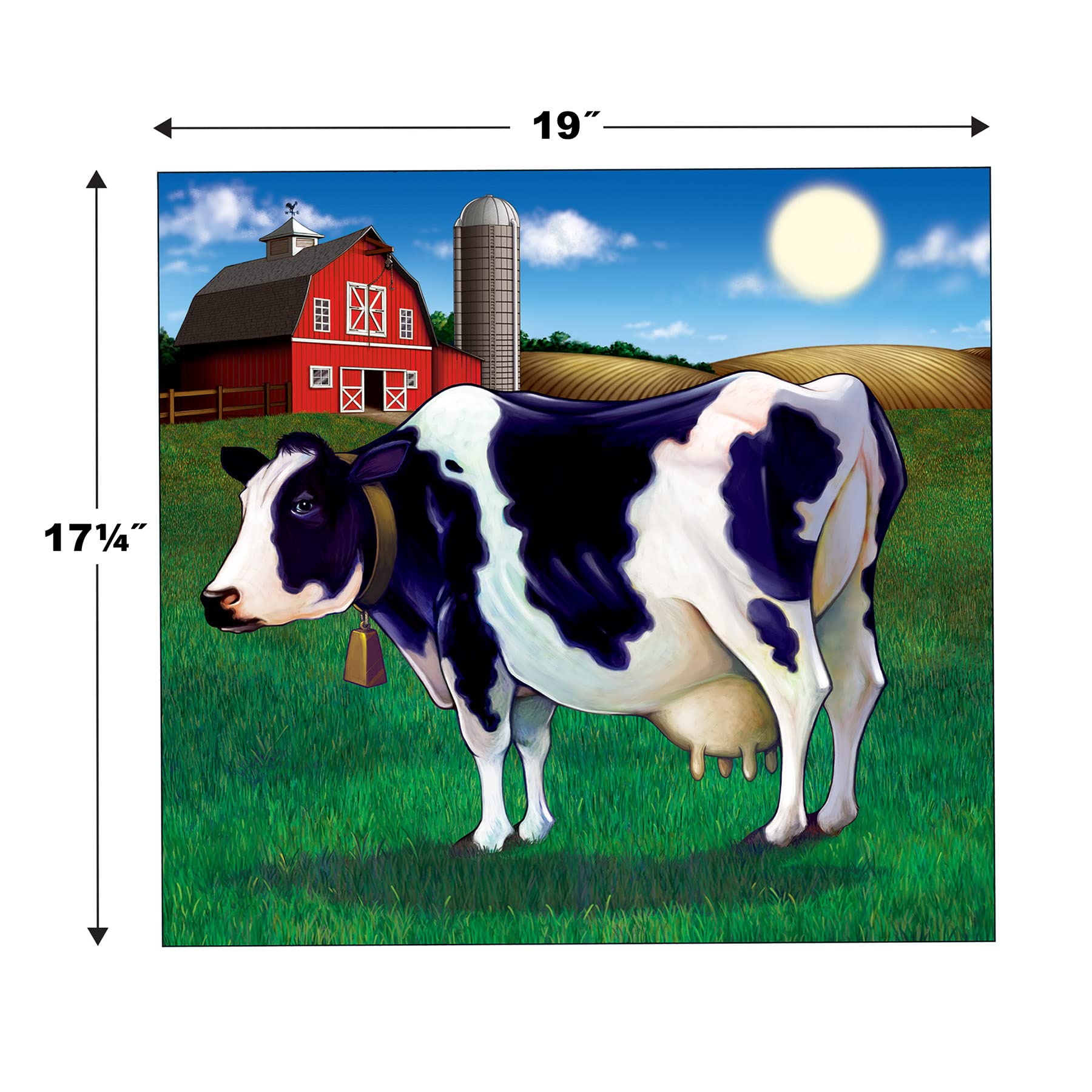 Foto 5 pulgar | Juego De Fiesta Beistle Pin The Tail On The Cow Con Los Ojos Vendados - Venta Internacional.