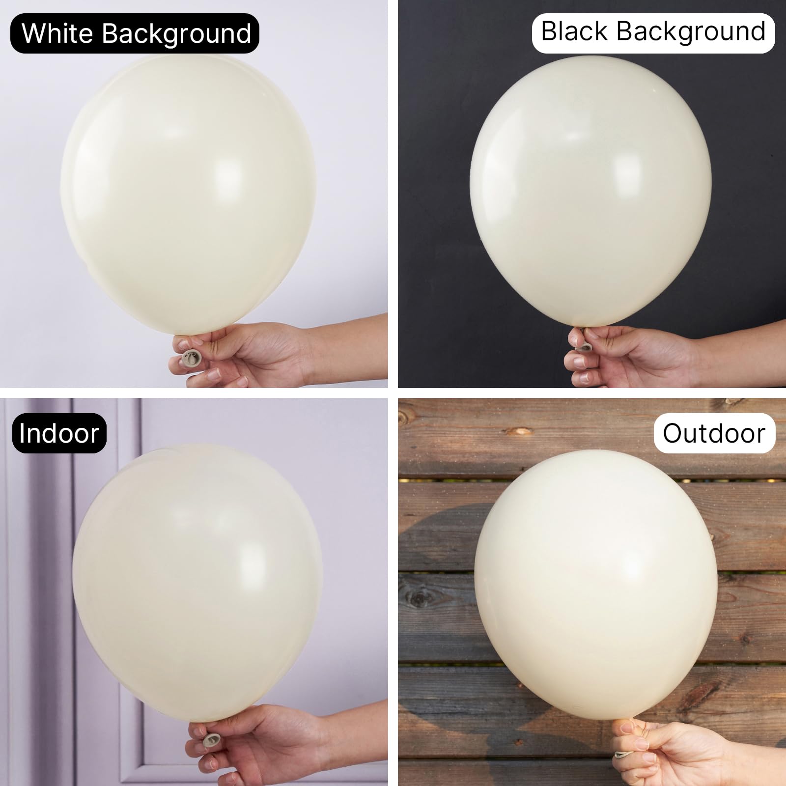 Foto 2 | Globos De Látex Partywoo Boho, Blancos, 12 Cm, 52 Unidades, Para Guirnalda - Venta Internacional.