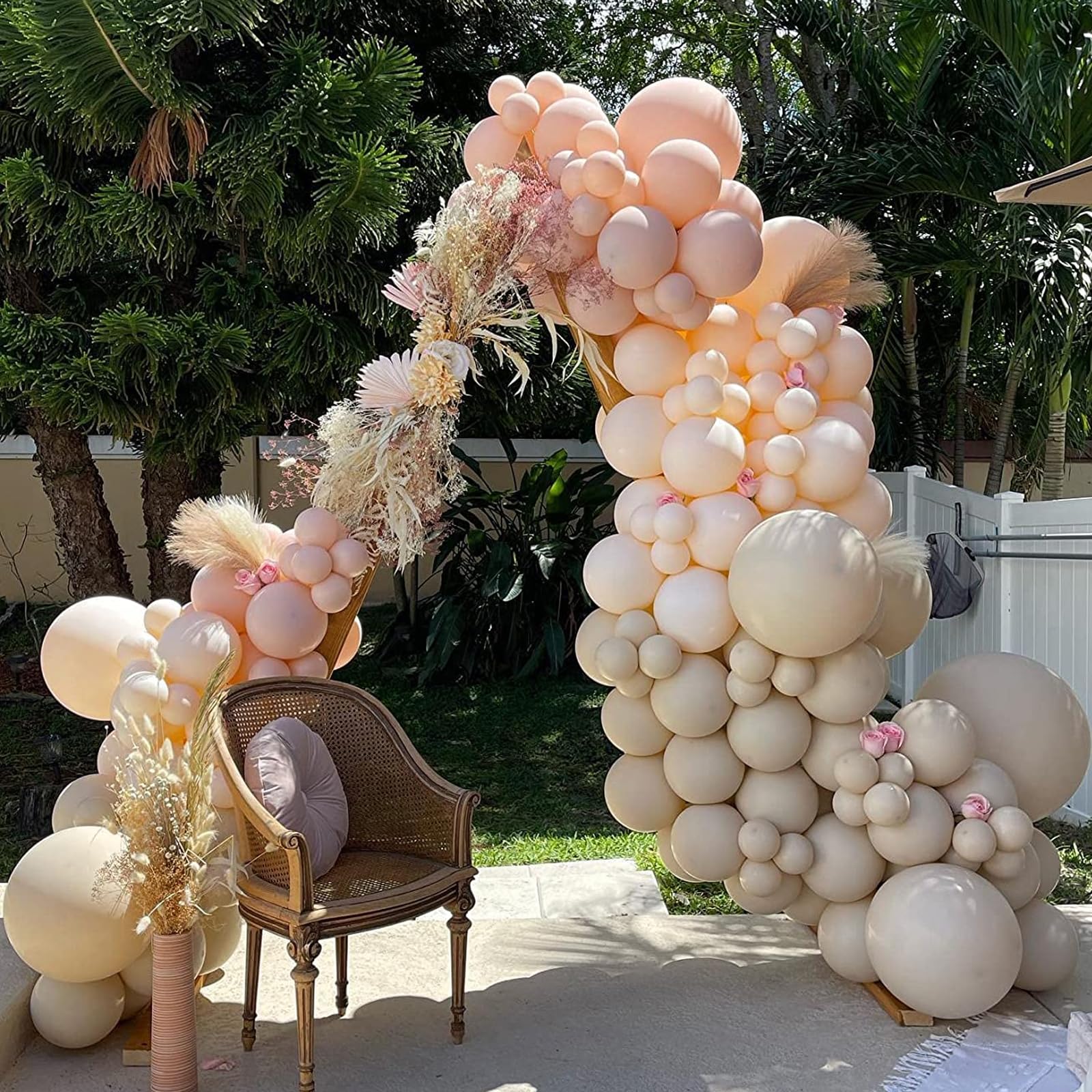 Foto 6 | Globos De Látex Partywoo Boho, Blancos, 12 Cm, 52 Unidades, Para Guirnalda - Venta Internacional.