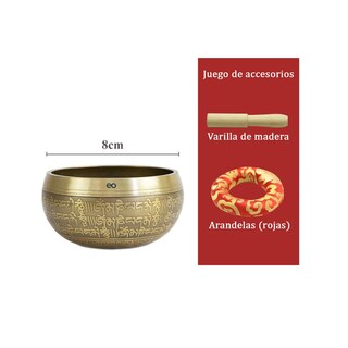 Foto 2 | Cuenco Tibetanos Clásico De Meditación Eo Safe Imports Esi-20515 Dorado