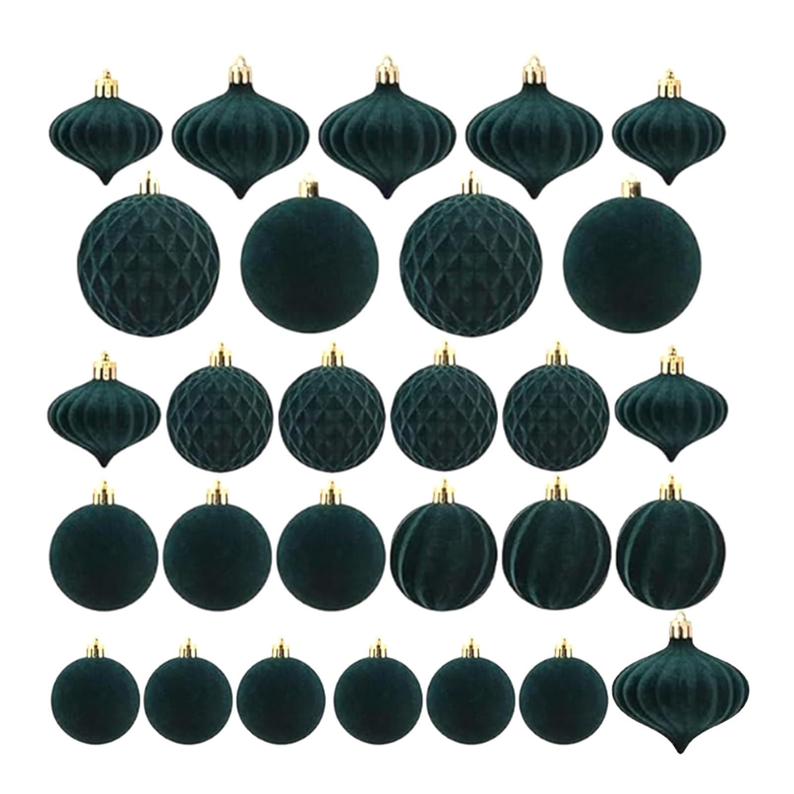 Foto 8 pulgar | Set De 25 Bolas De Terciopelo Lafande De Velvet Baubles - Venta Internacional.