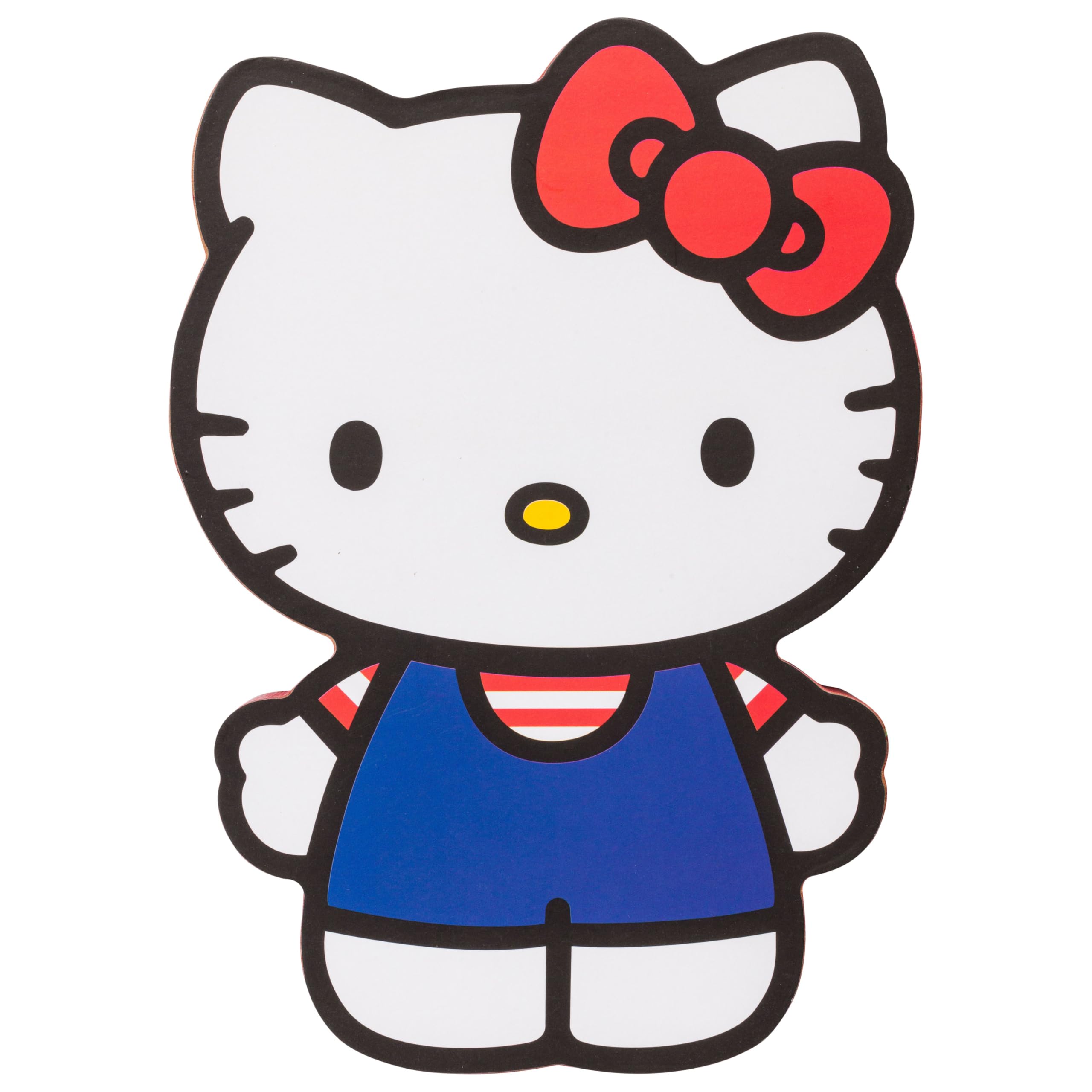 Foto 2 pulgar | Cartel De Pared Plateado Buffalo Sanrio Hello Kitty  Grande  Troquelado - Venta Internacional.