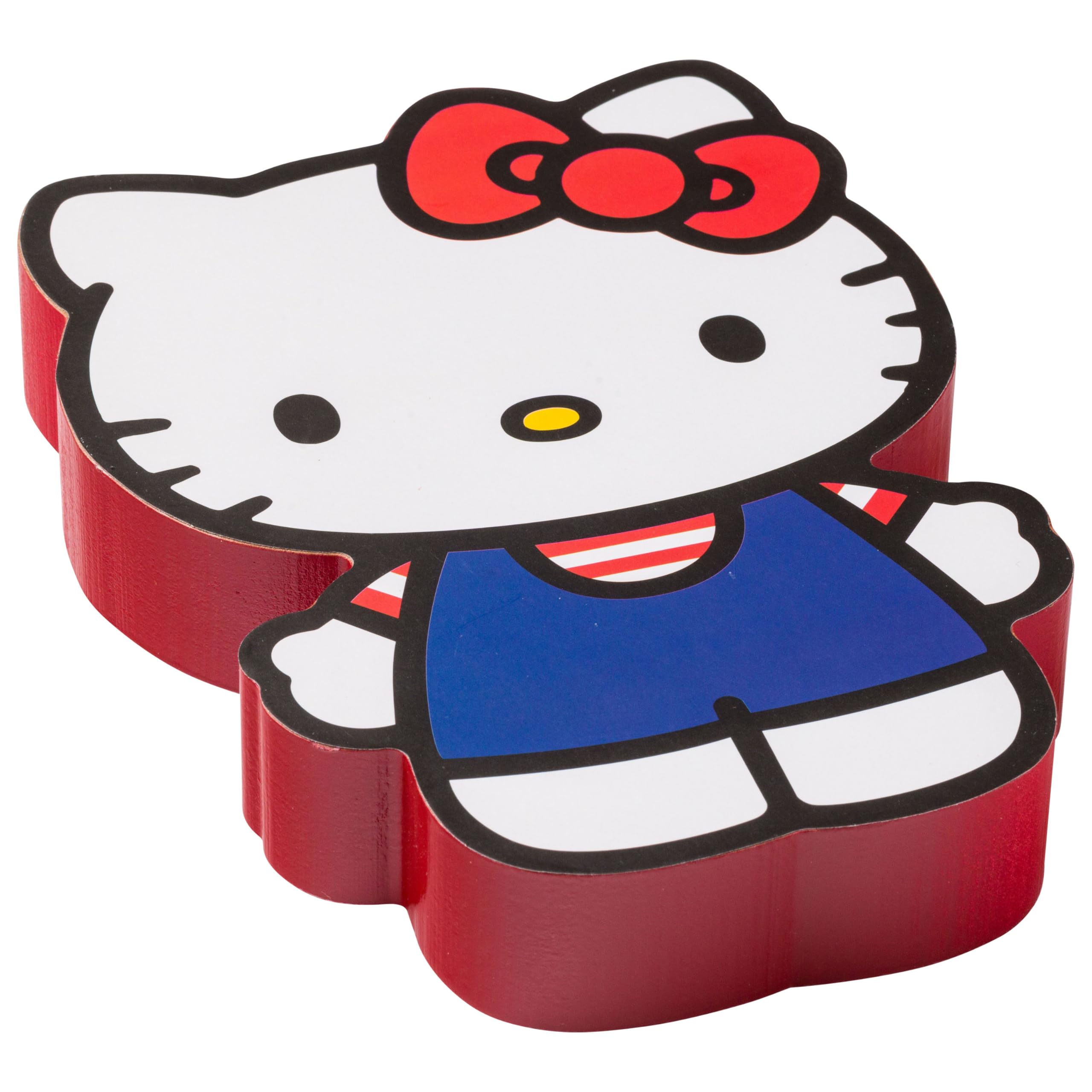 Foto 4 pulgar | Cartel De Pared Plateado Buffalo Sanrio Hello Kitty  Grande  Troquelado - Venta Internacional.