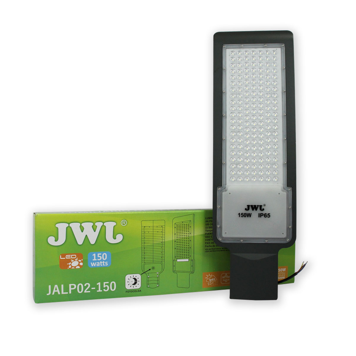 Alumbrado Público con Fotocelda Luz Blanca 150W Jwj Jalp02-150 Blanco