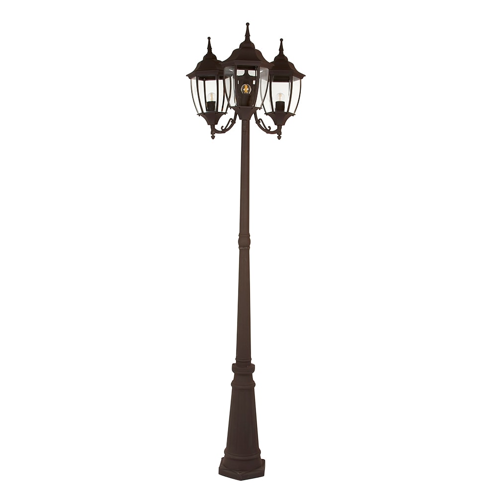 Poste Exterior Tecnolite Triple Farol de 78 W $5,487